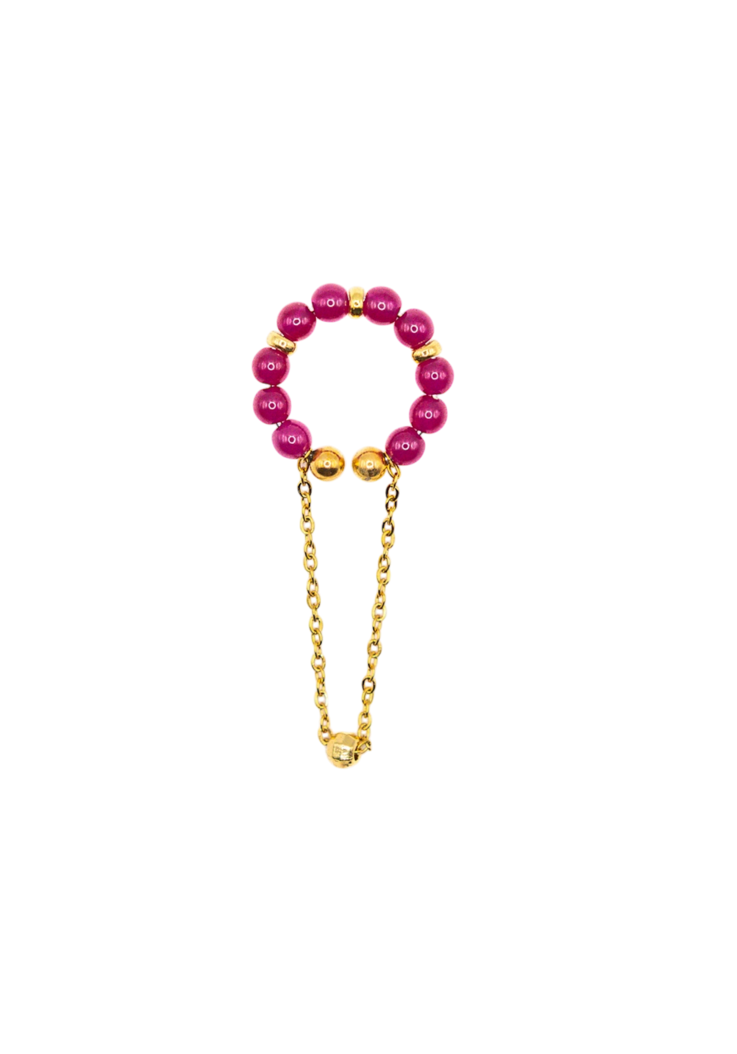 Earcuff Tera rosa
