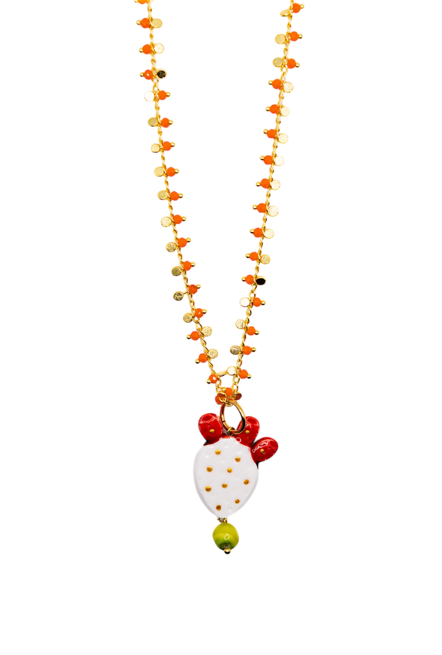 Collar Elaia (cadena naranja)