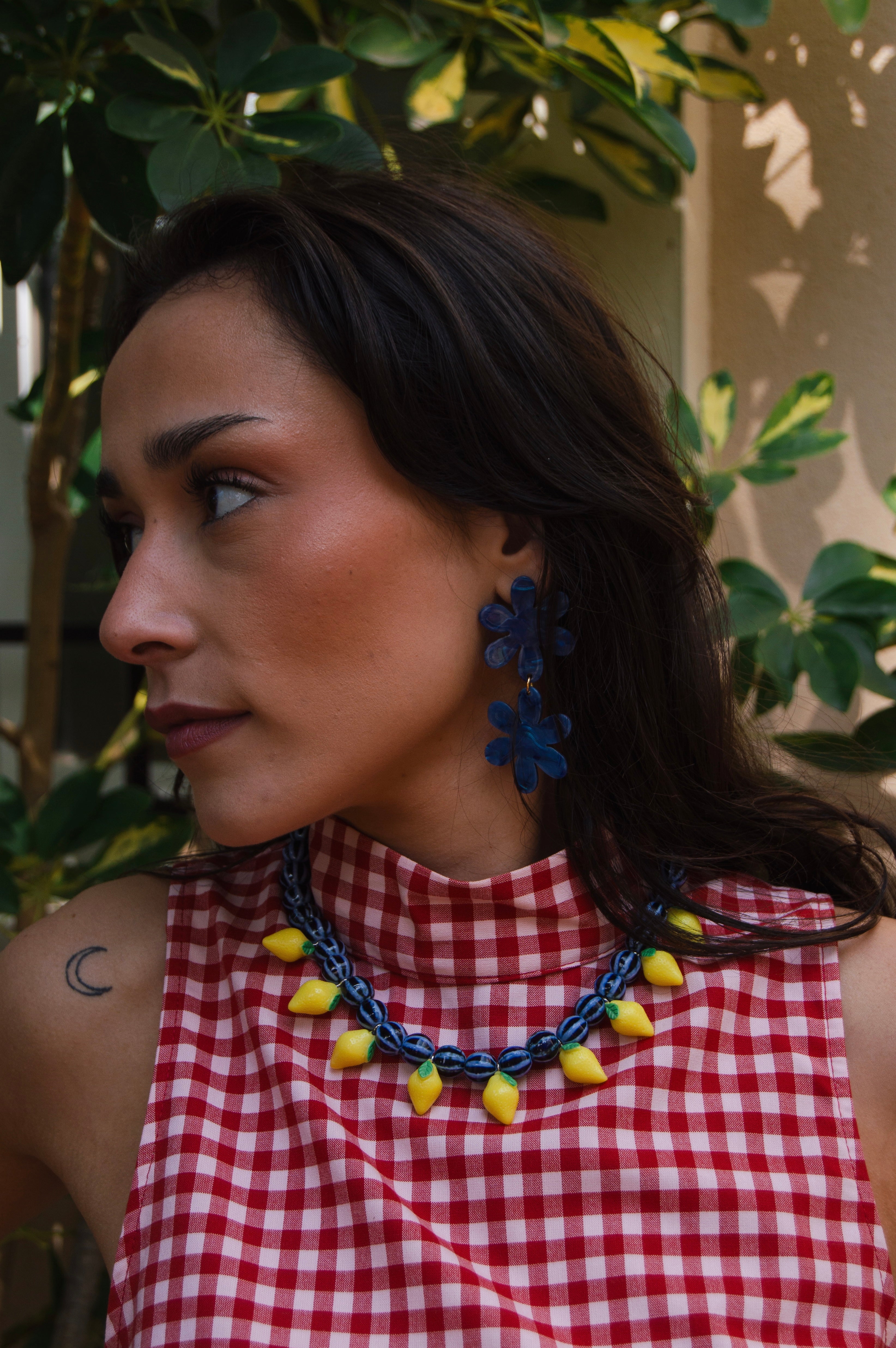 Pendiente Fiorelina Azul