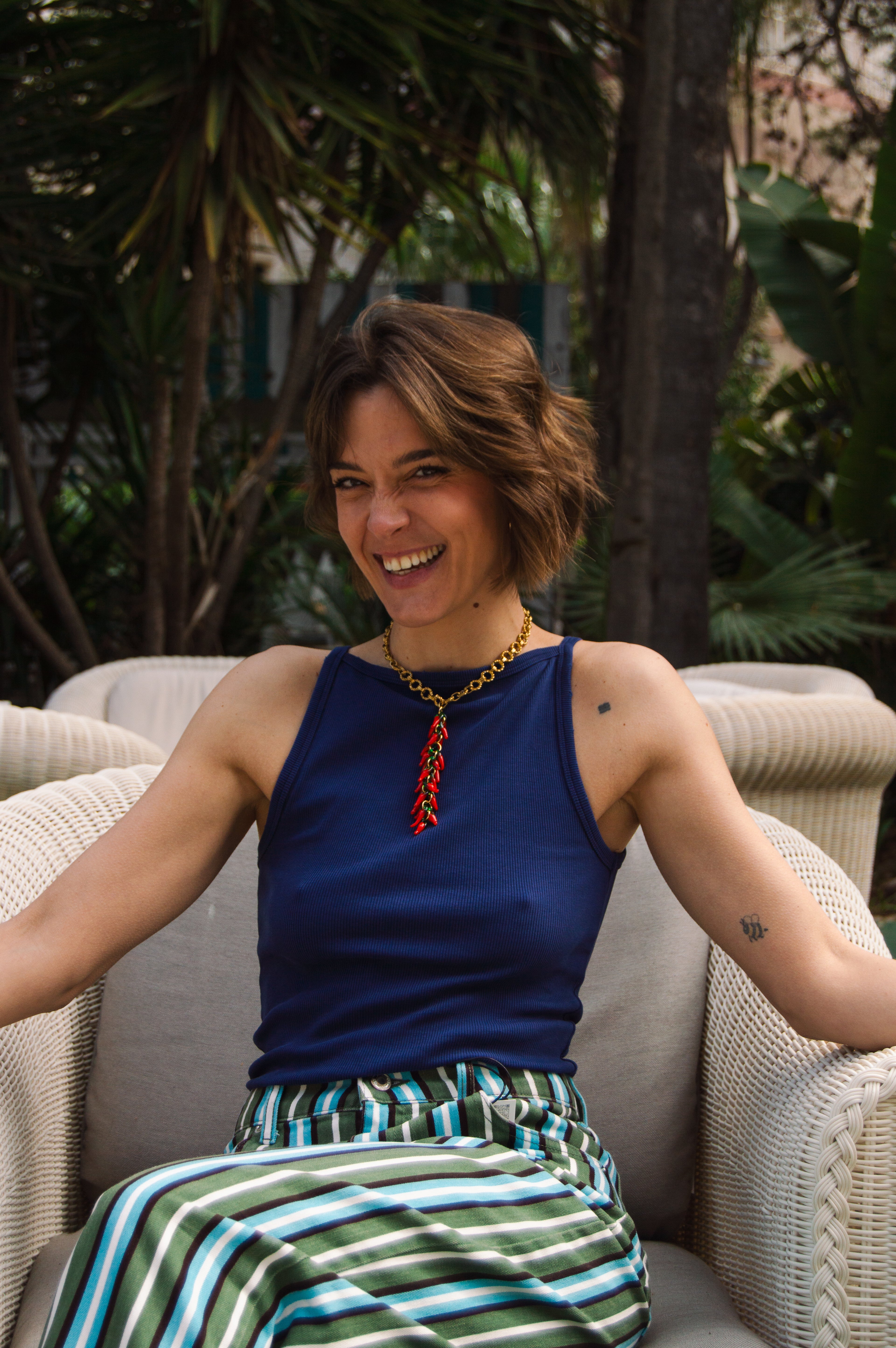 Collar Fuego vivo golden