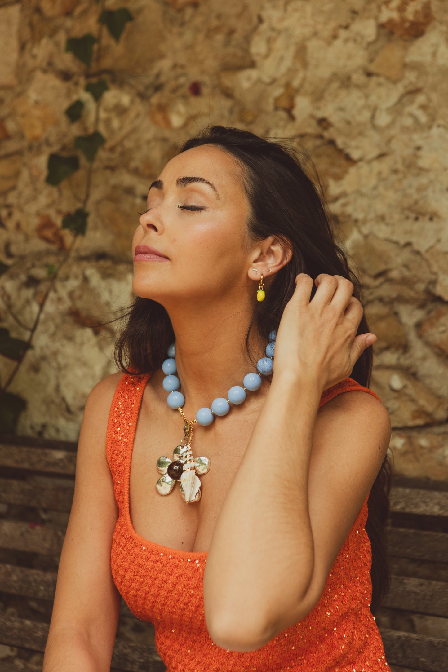 Collar Creta Azul