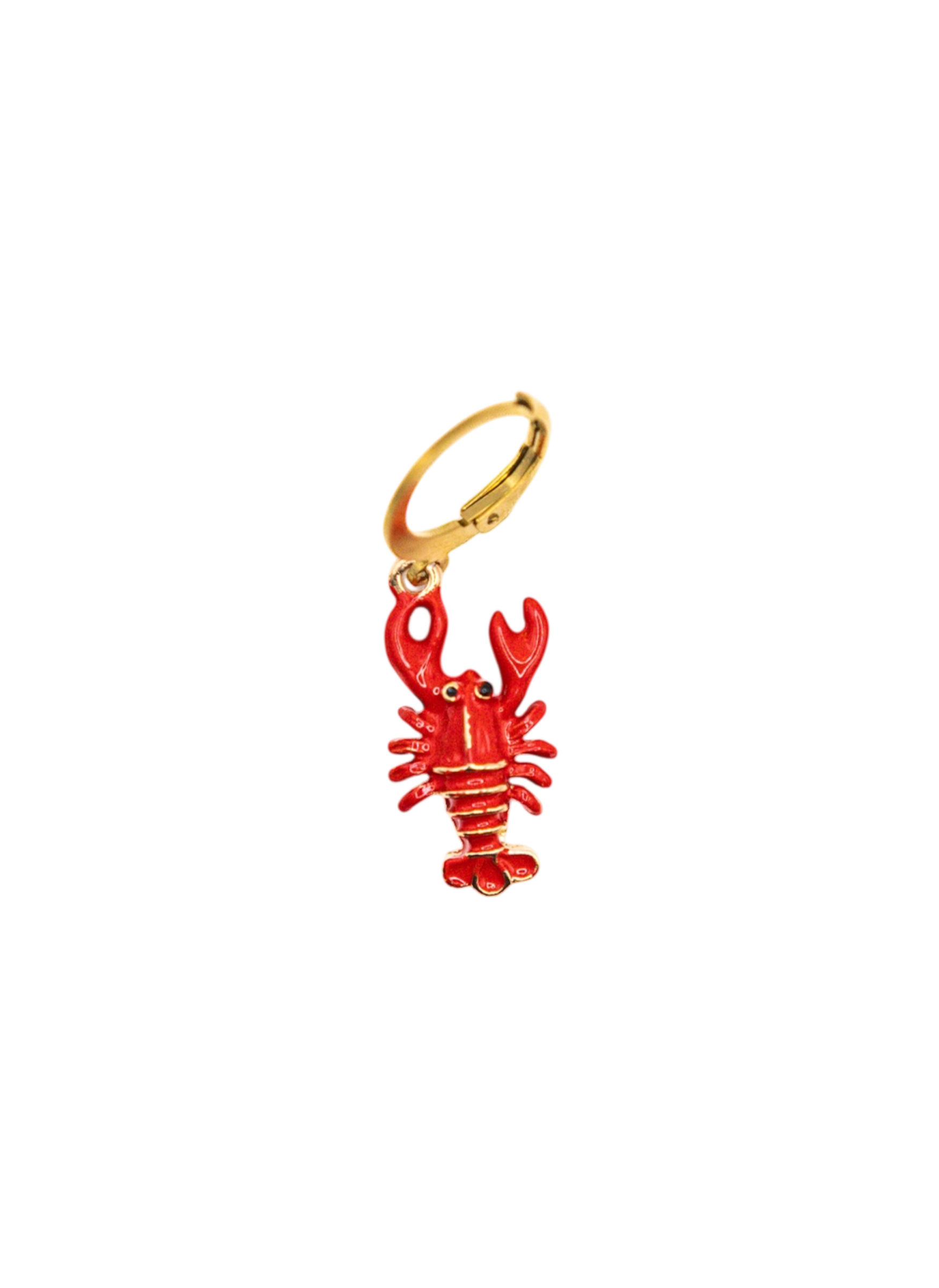 Pendiente mini langosta