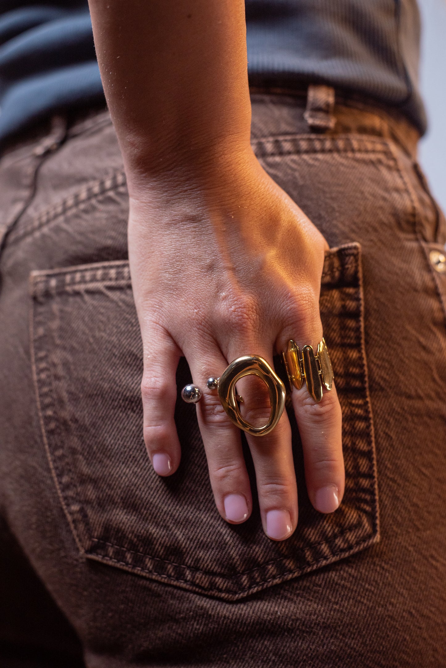 Anillo Cata golden