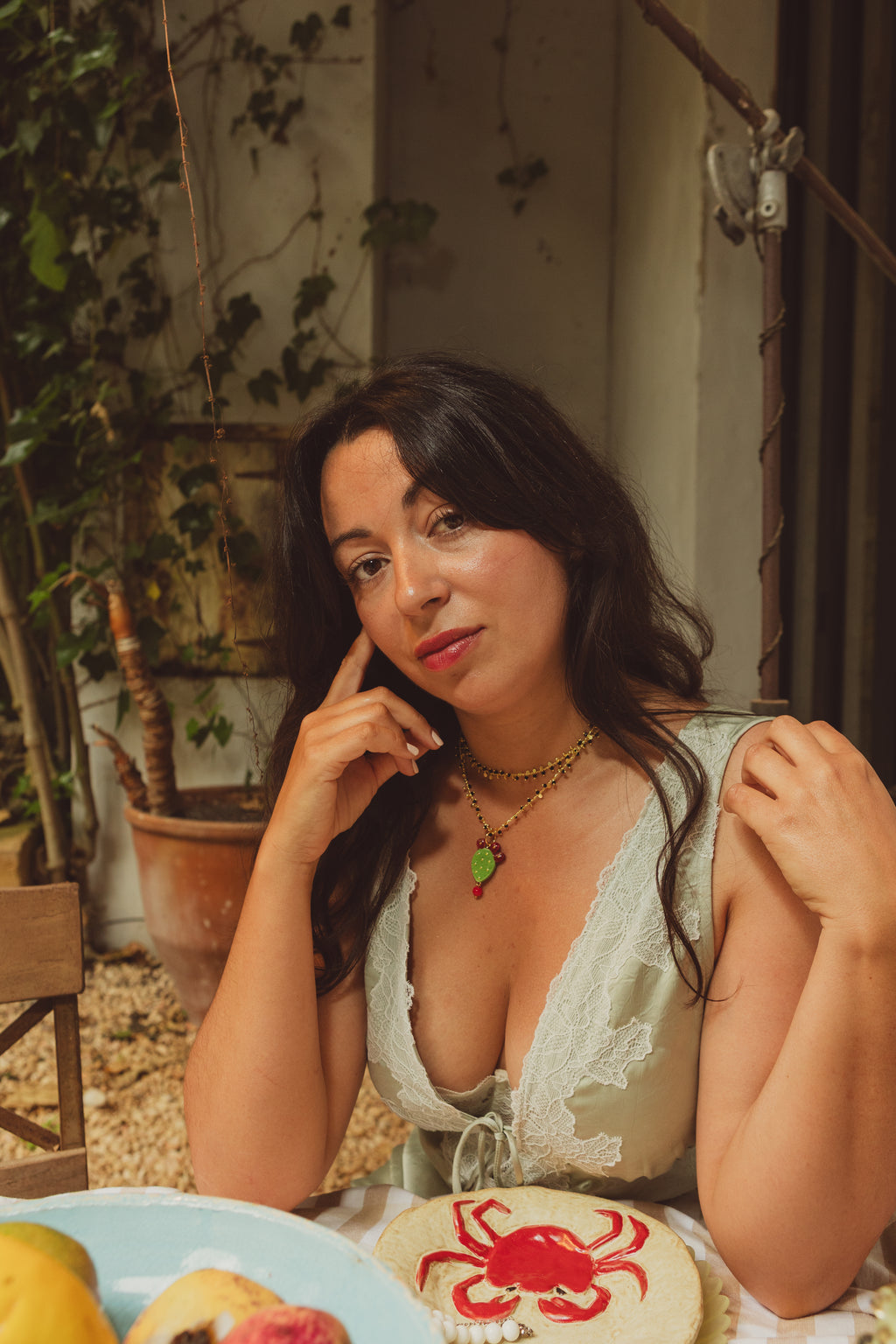 Collar Elaia (cadena negra)