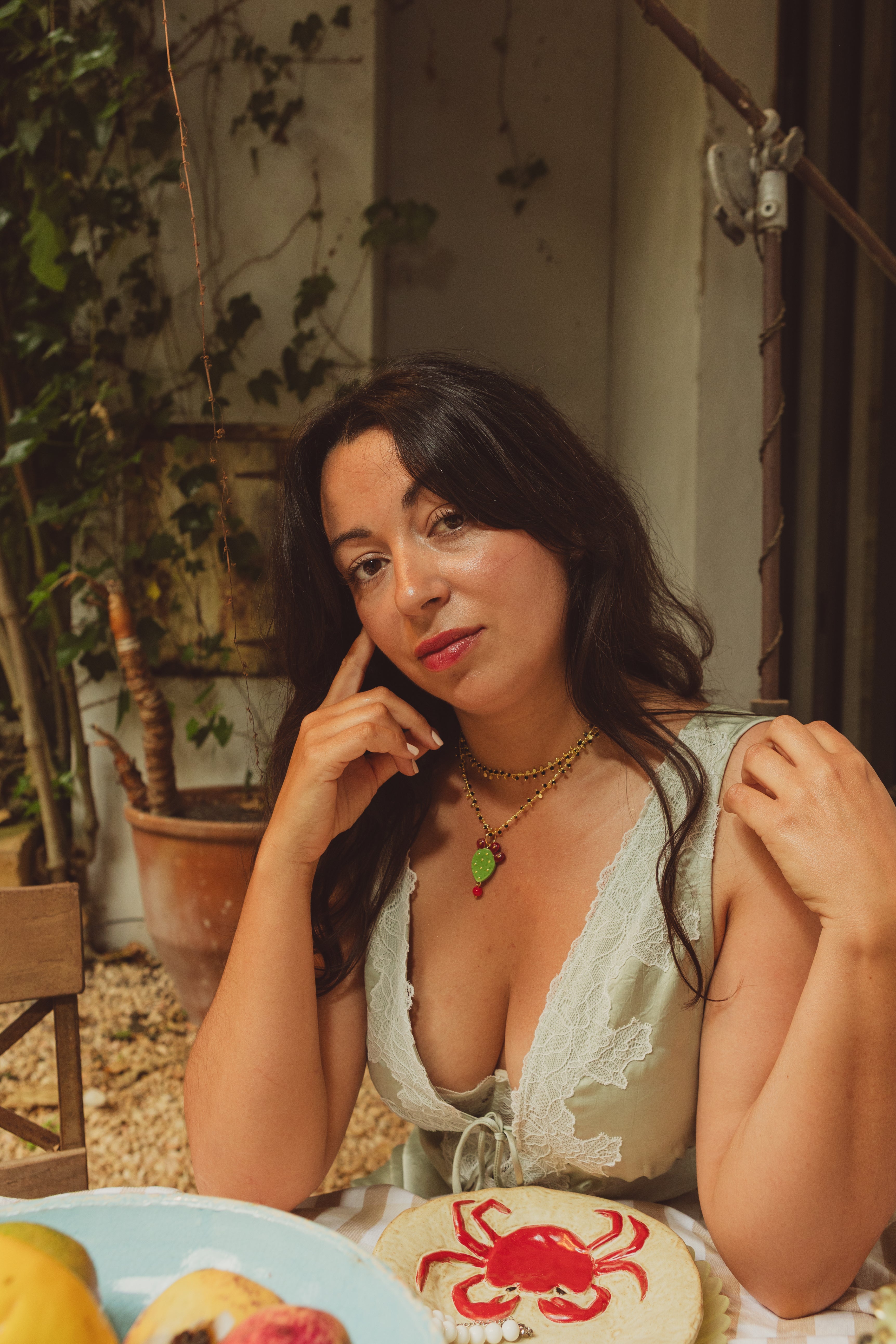 Collar Elaia (cadena negra)