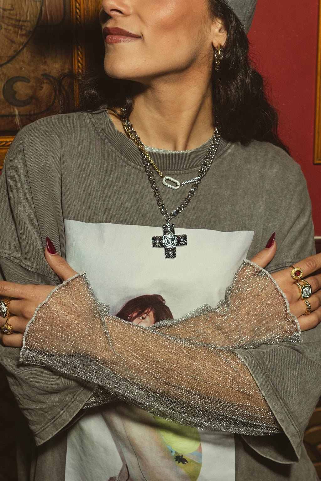 Collar Versailles silver