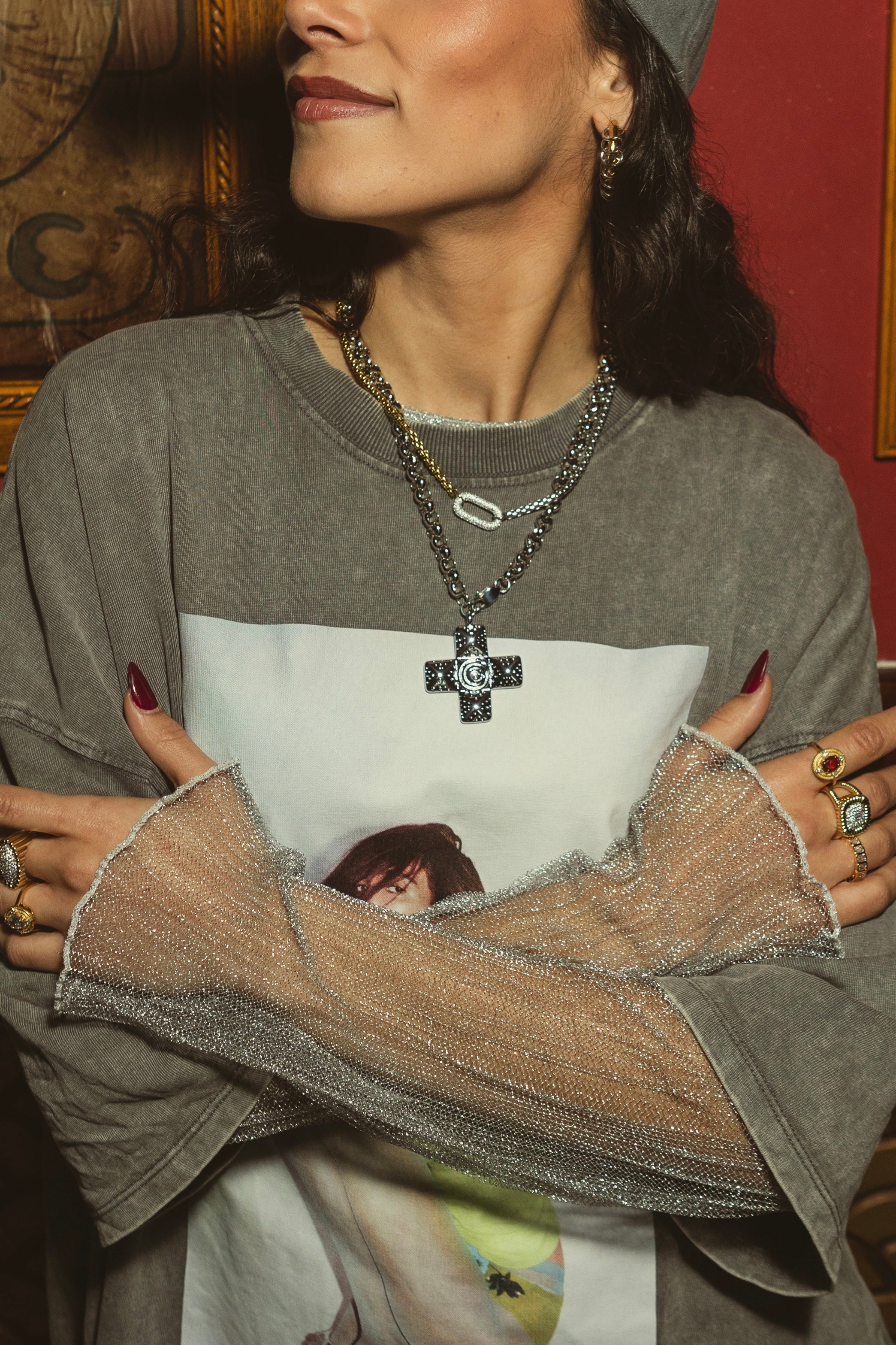 Collar Versailles silver