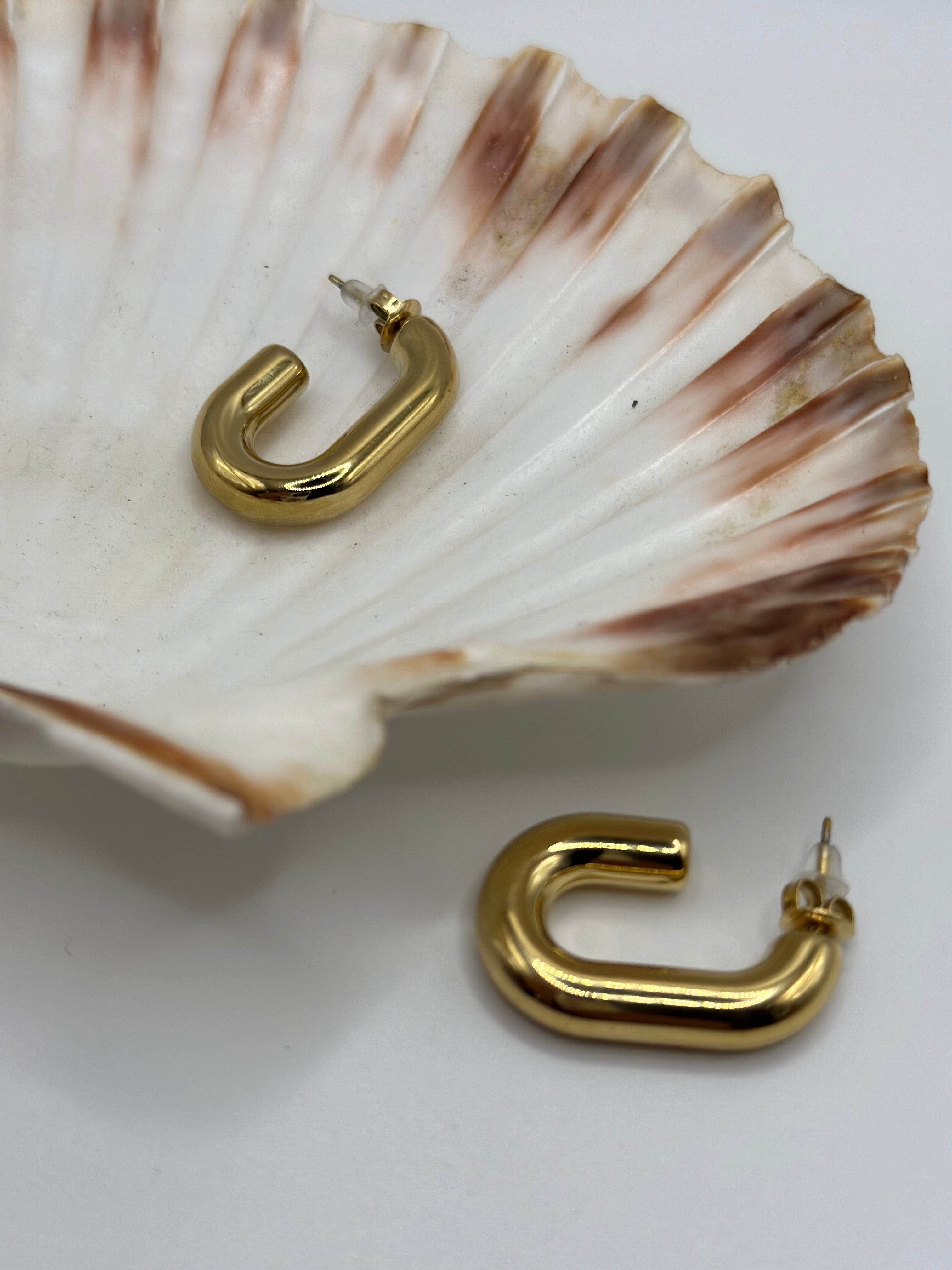 Pendiente Frida golden