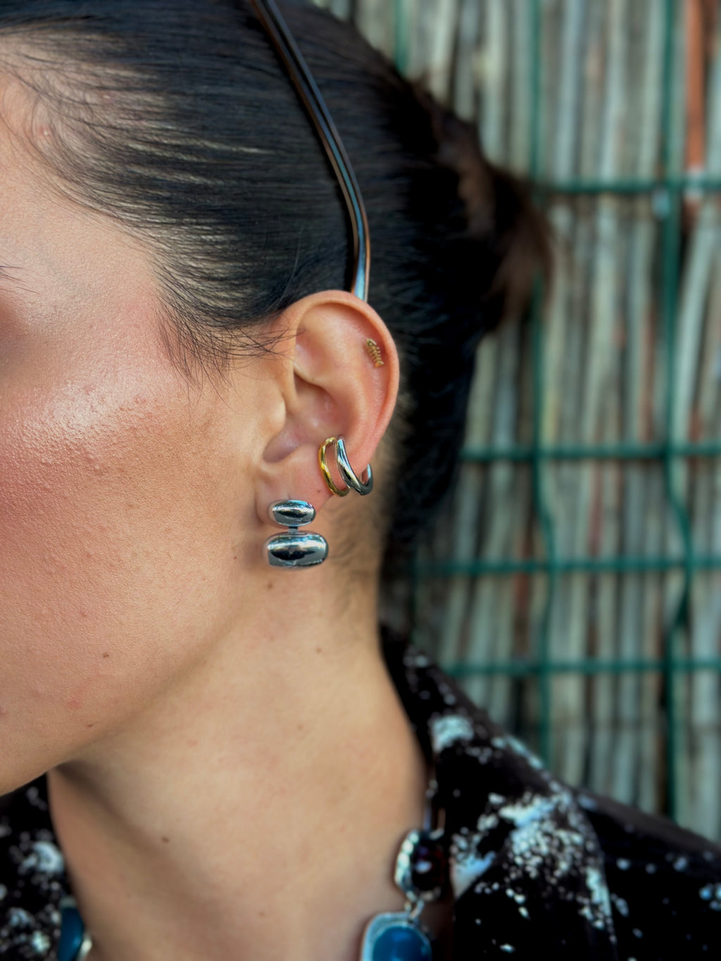 Pendientes Erica Silver