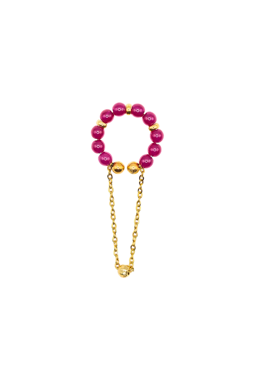 Earcuff Tera rosa