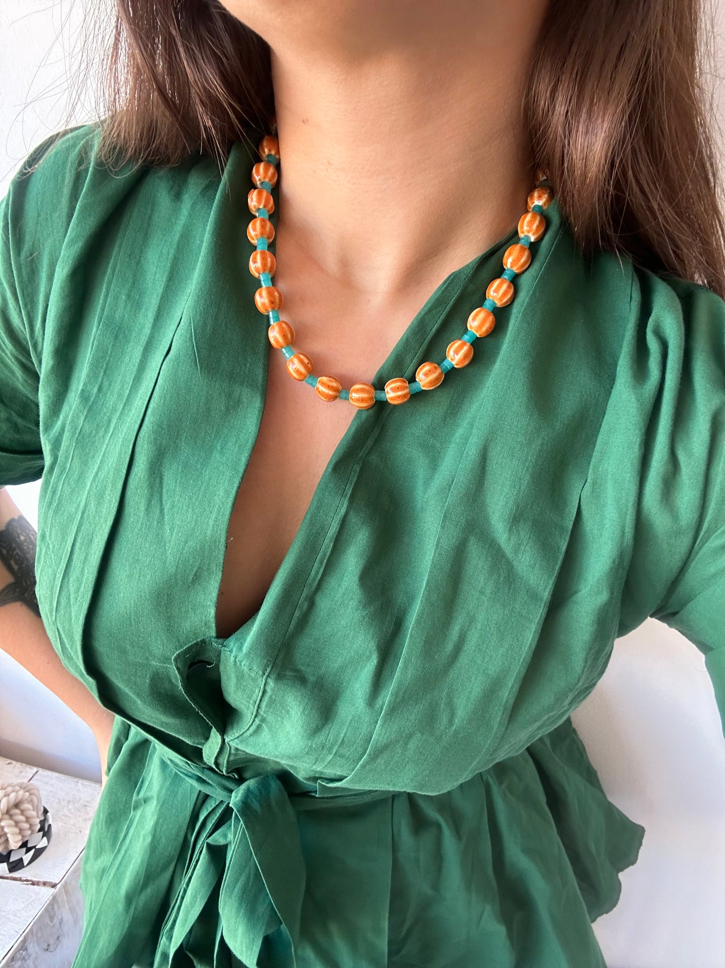 Collar Palermo naranja