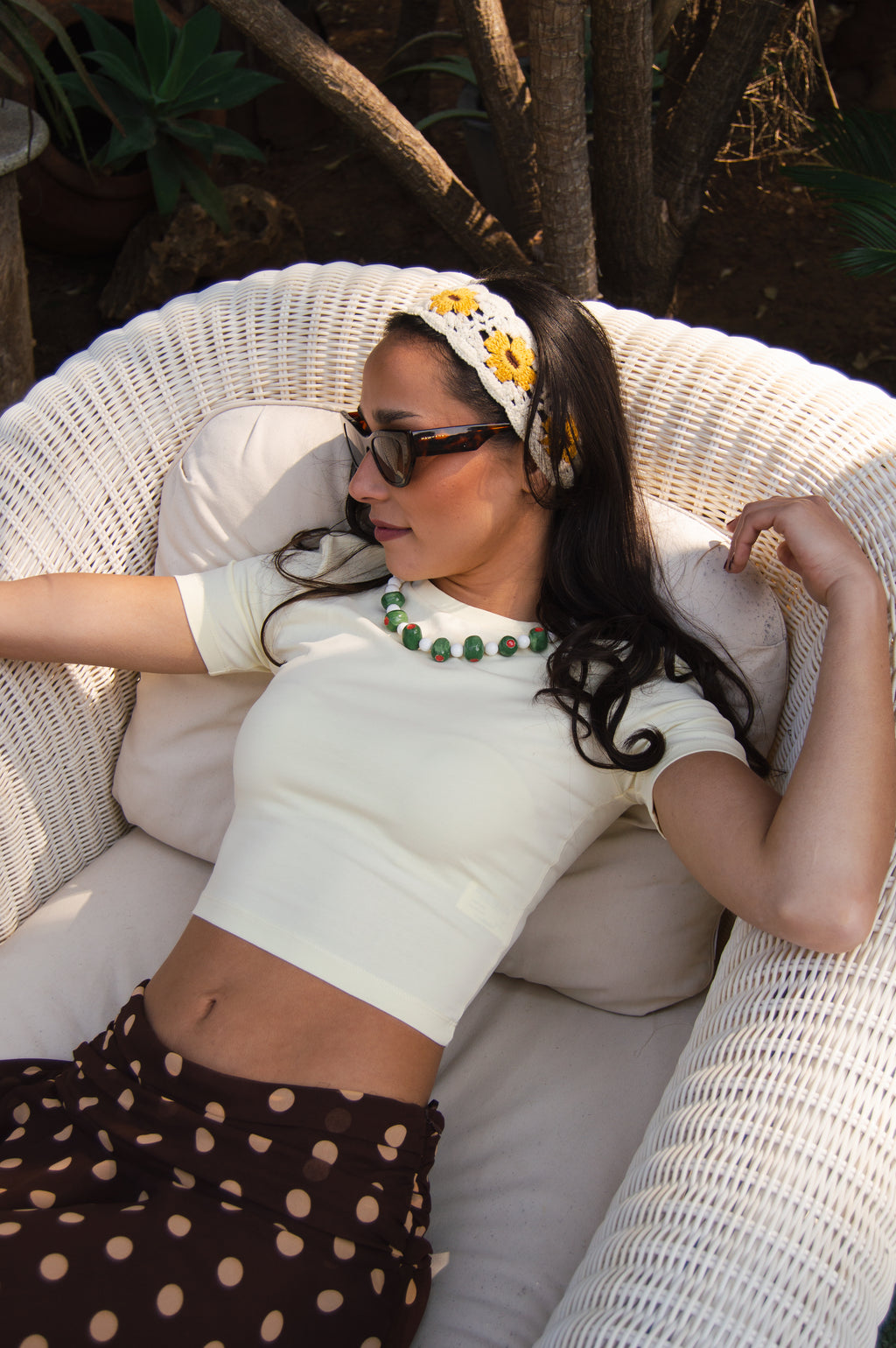 Collar Olivea blanco