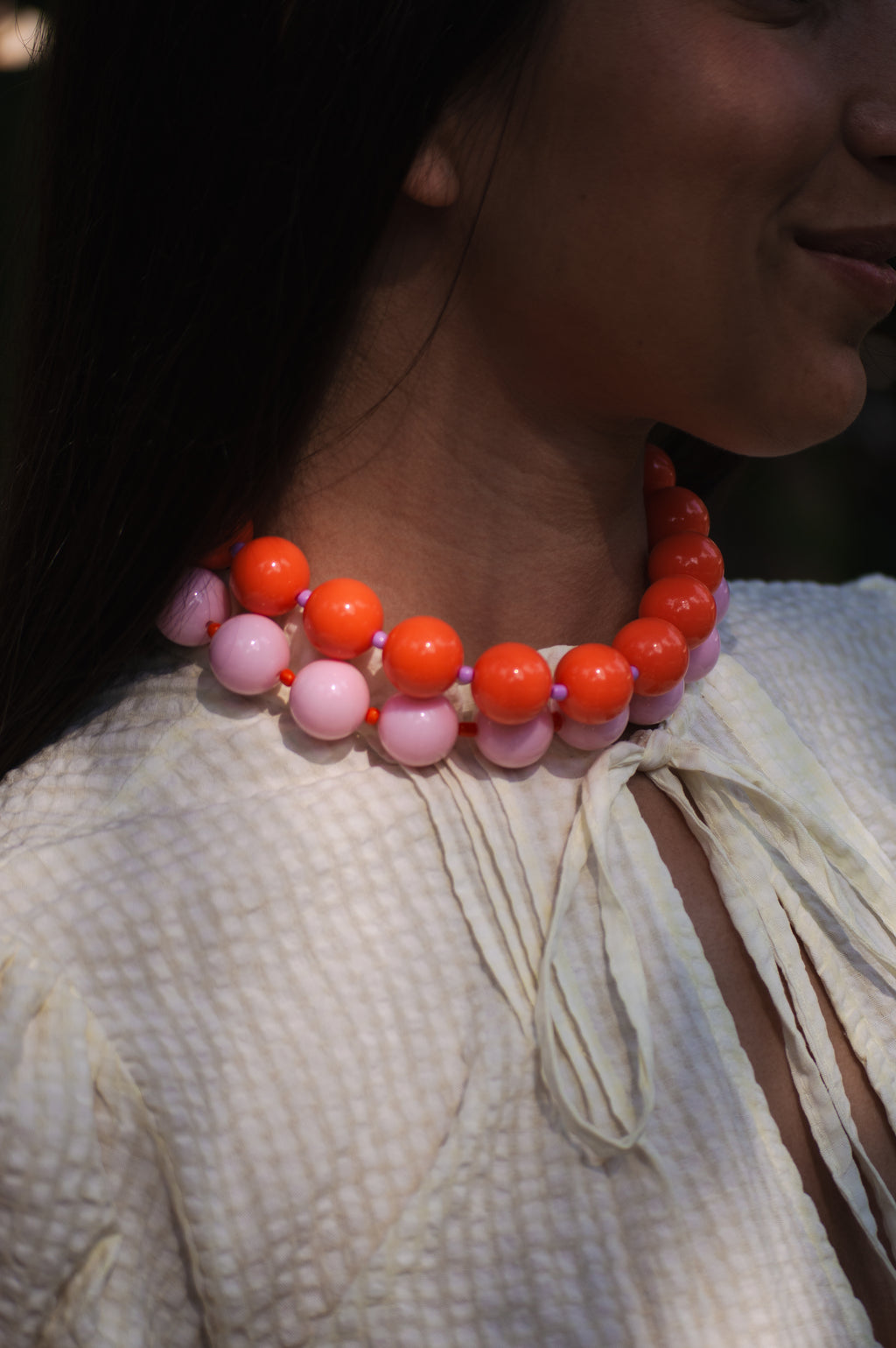 Collar Creta Summer naranja
