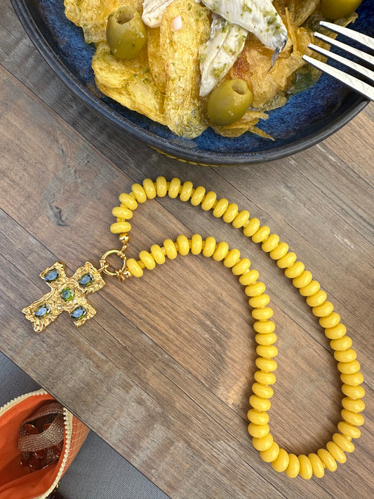 Collar Terra amarillo