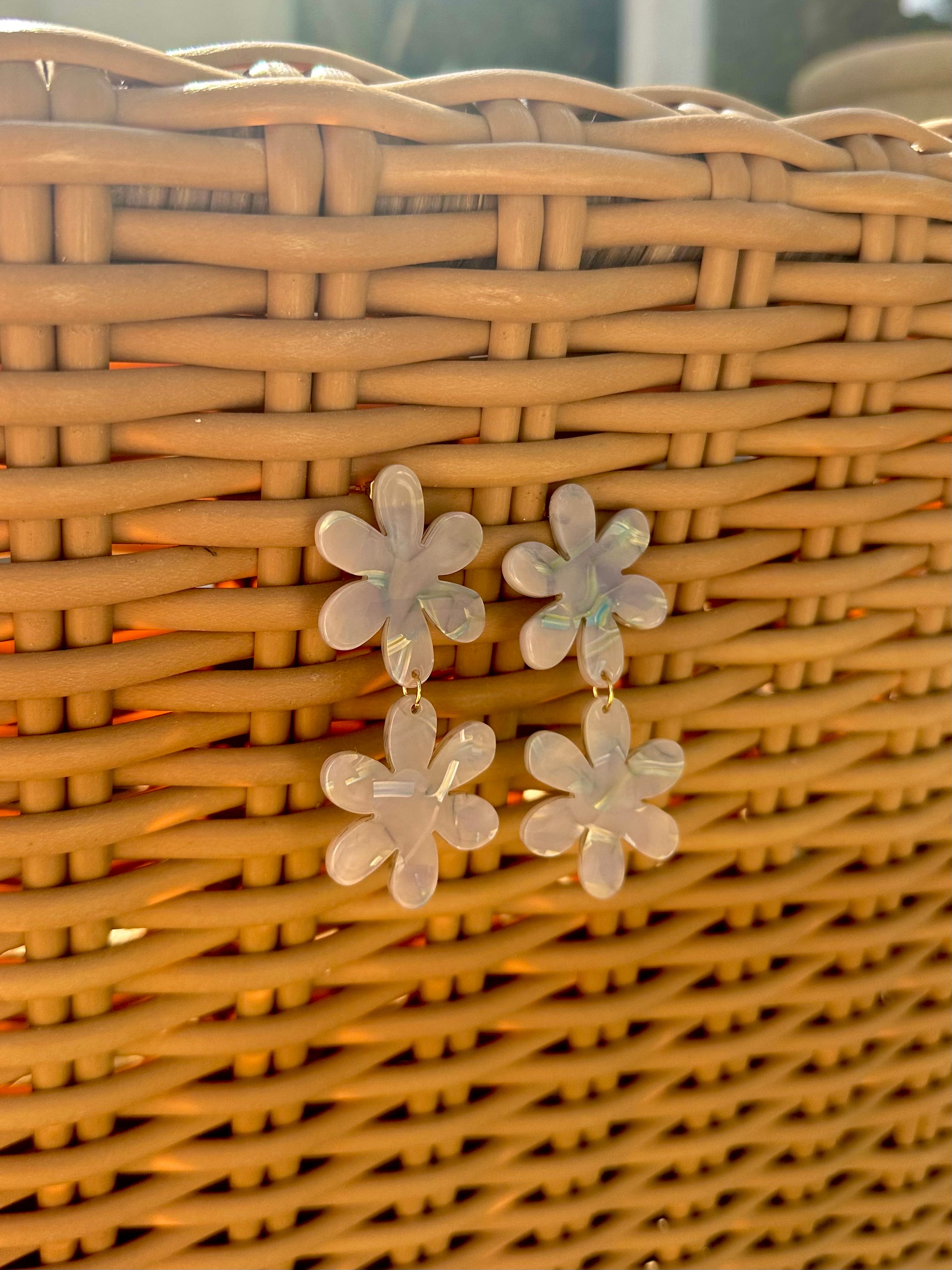 Pendiente Fiorelina Azul claro