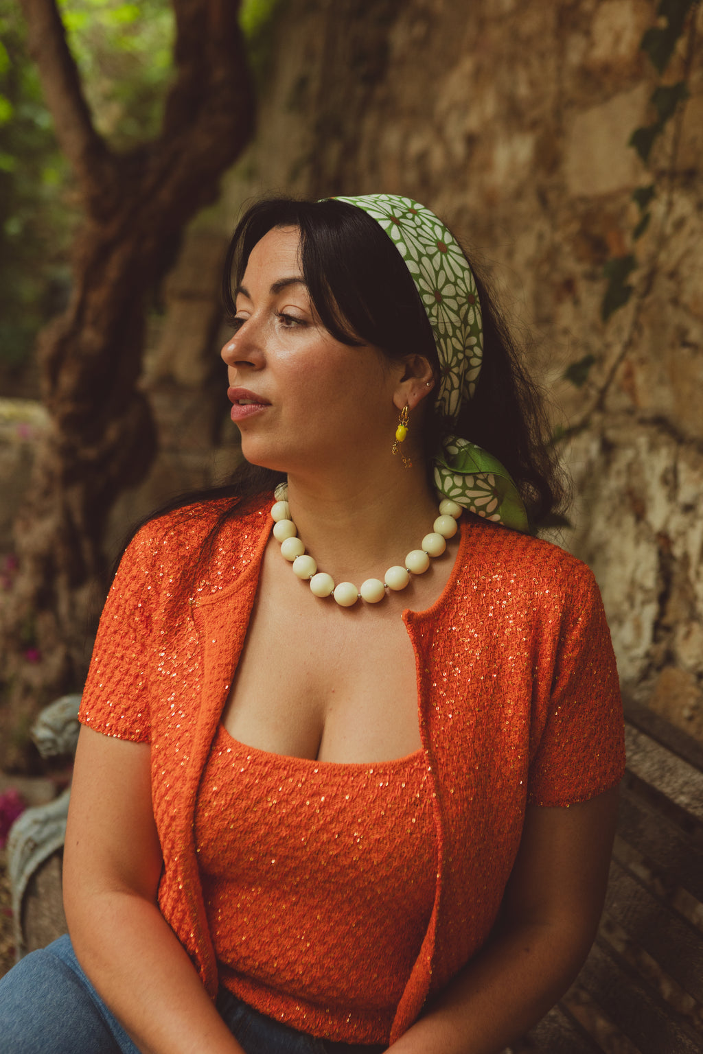 Collar Creta Mantequilla