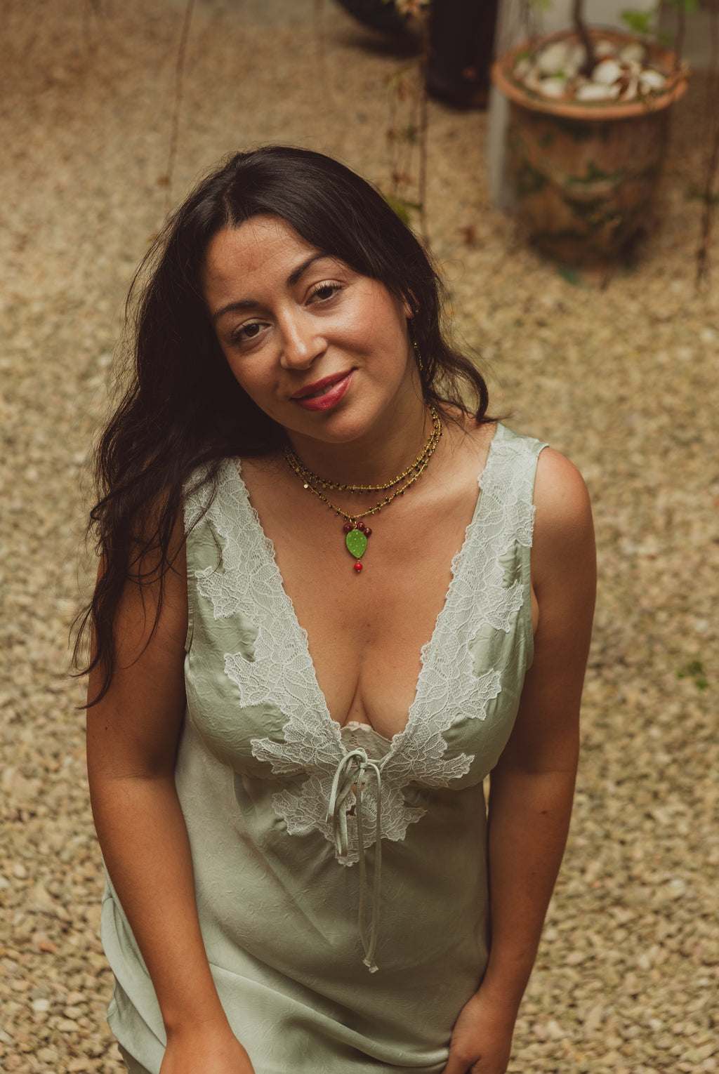 Collar Elaia (cadena negra)