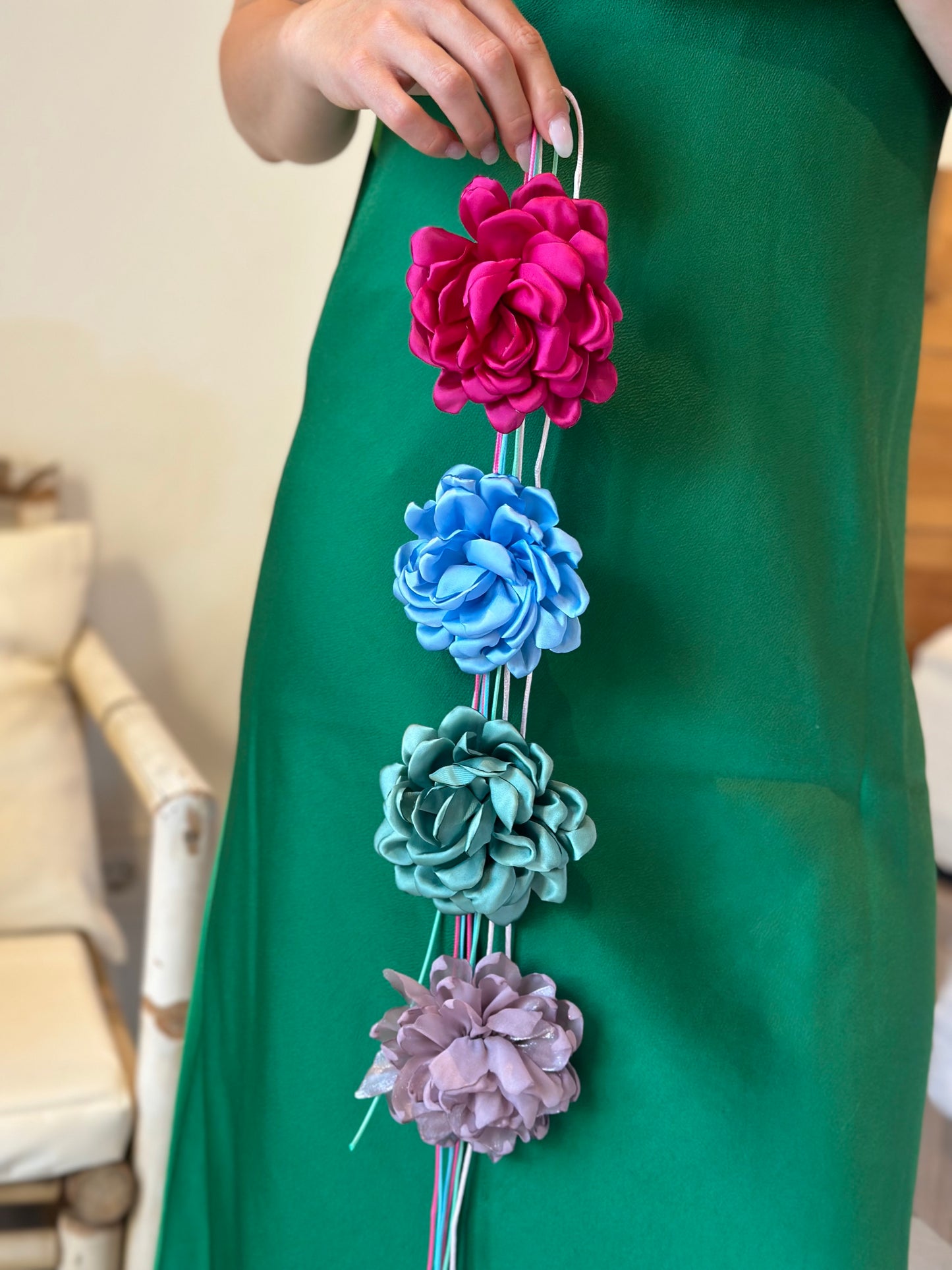 Choker Rose Verde