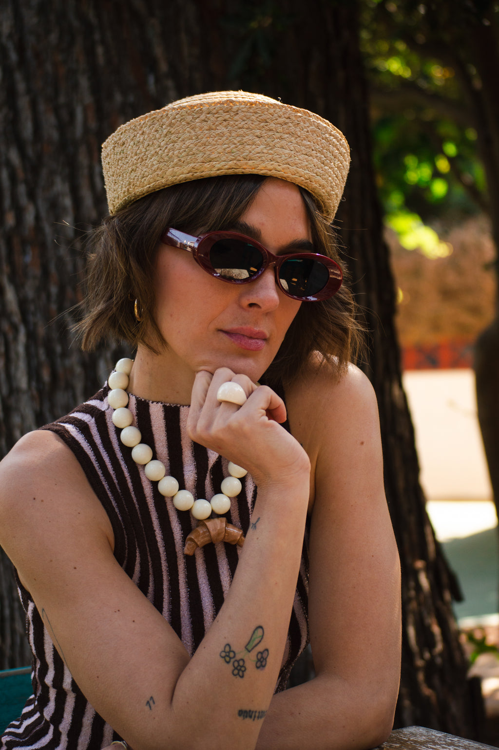 Anillo Mia Beige