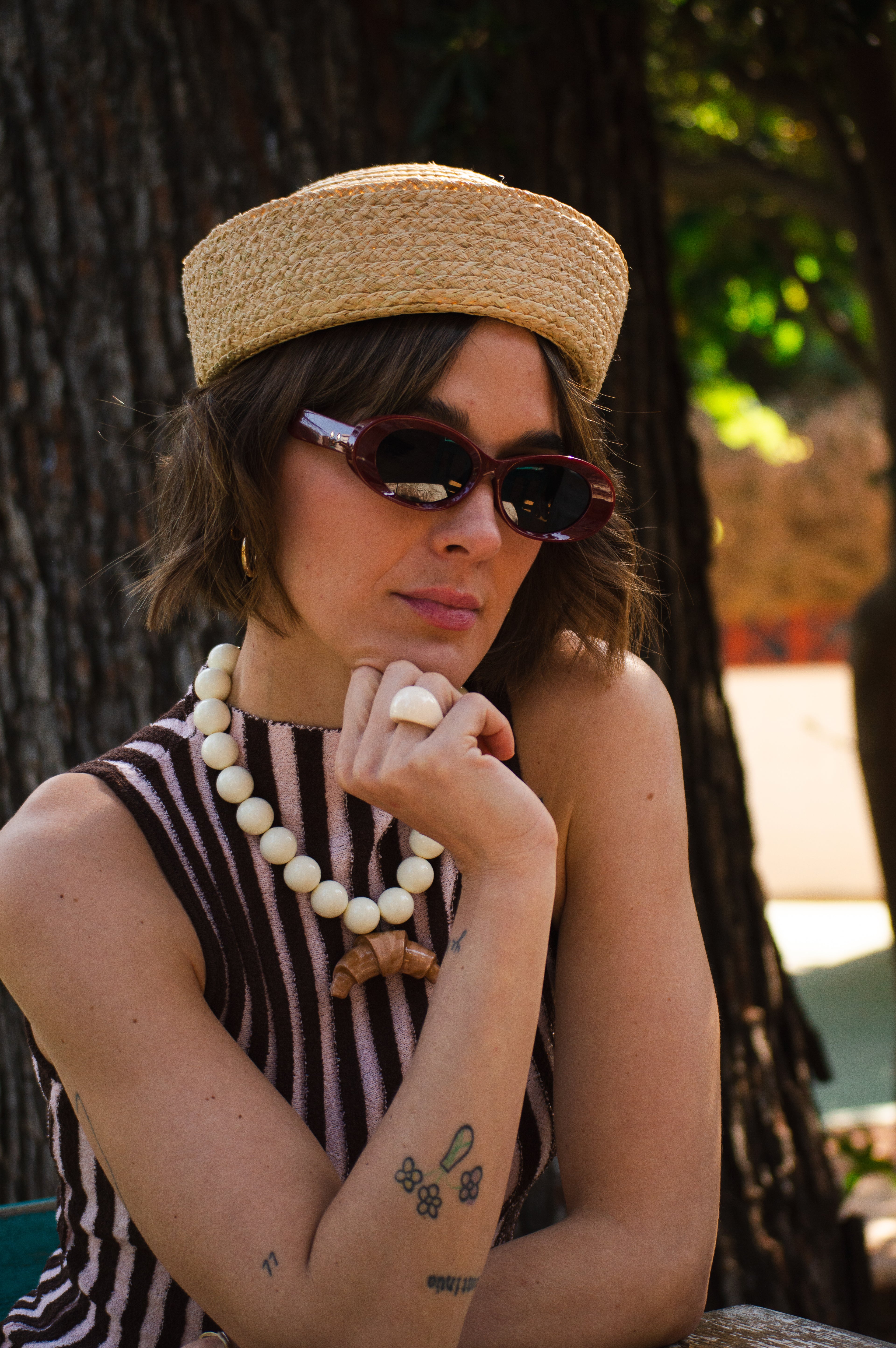 Anillo Mia Beige