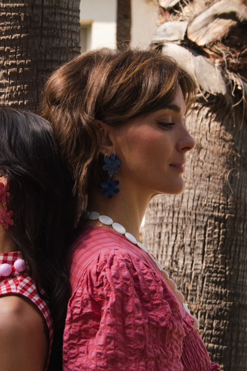 Pendiente Fiorelina Azul