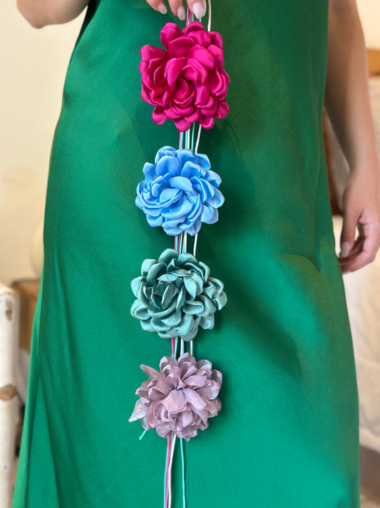 Choker Rose Azul