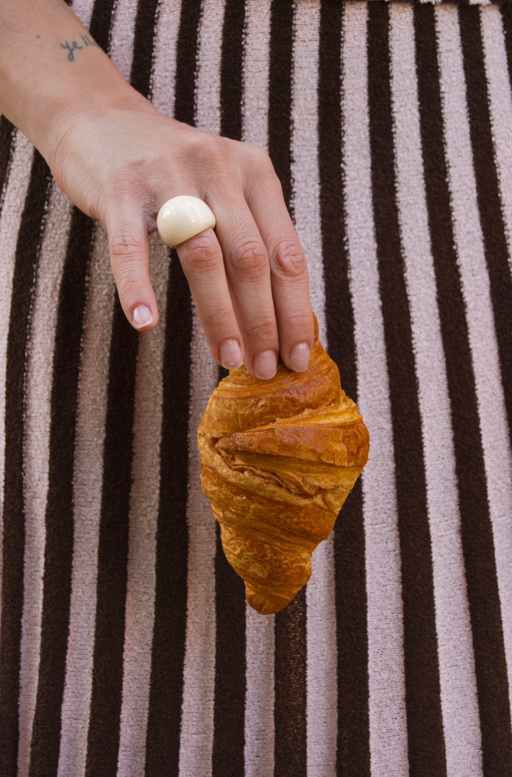 Anillo Mia Beige
