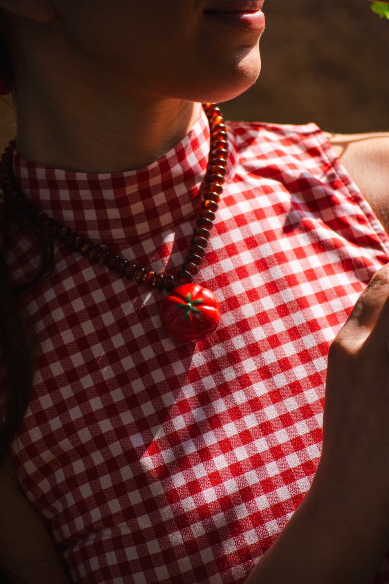 Collar Pomodoro marrón