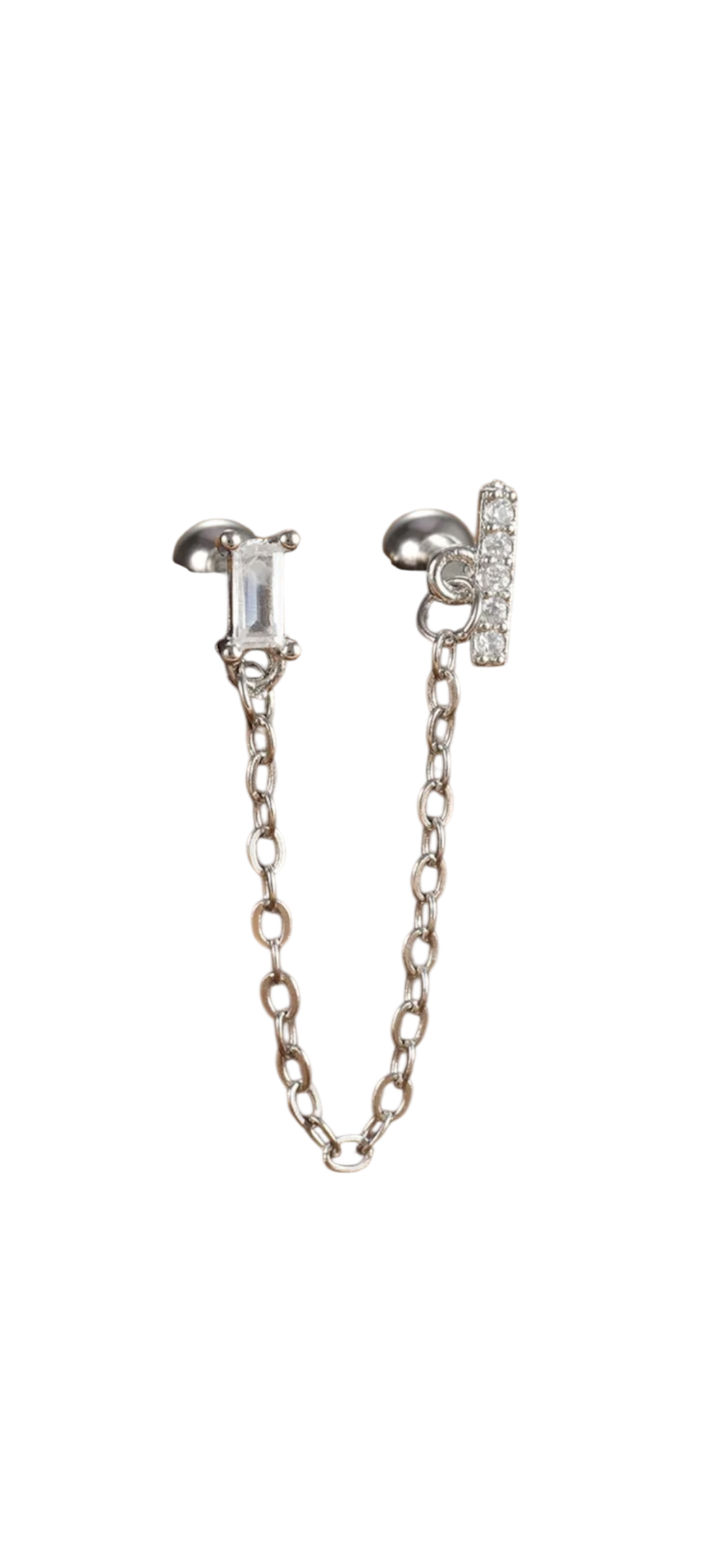 Mini pendiente Petra silver (quedan 2uds)