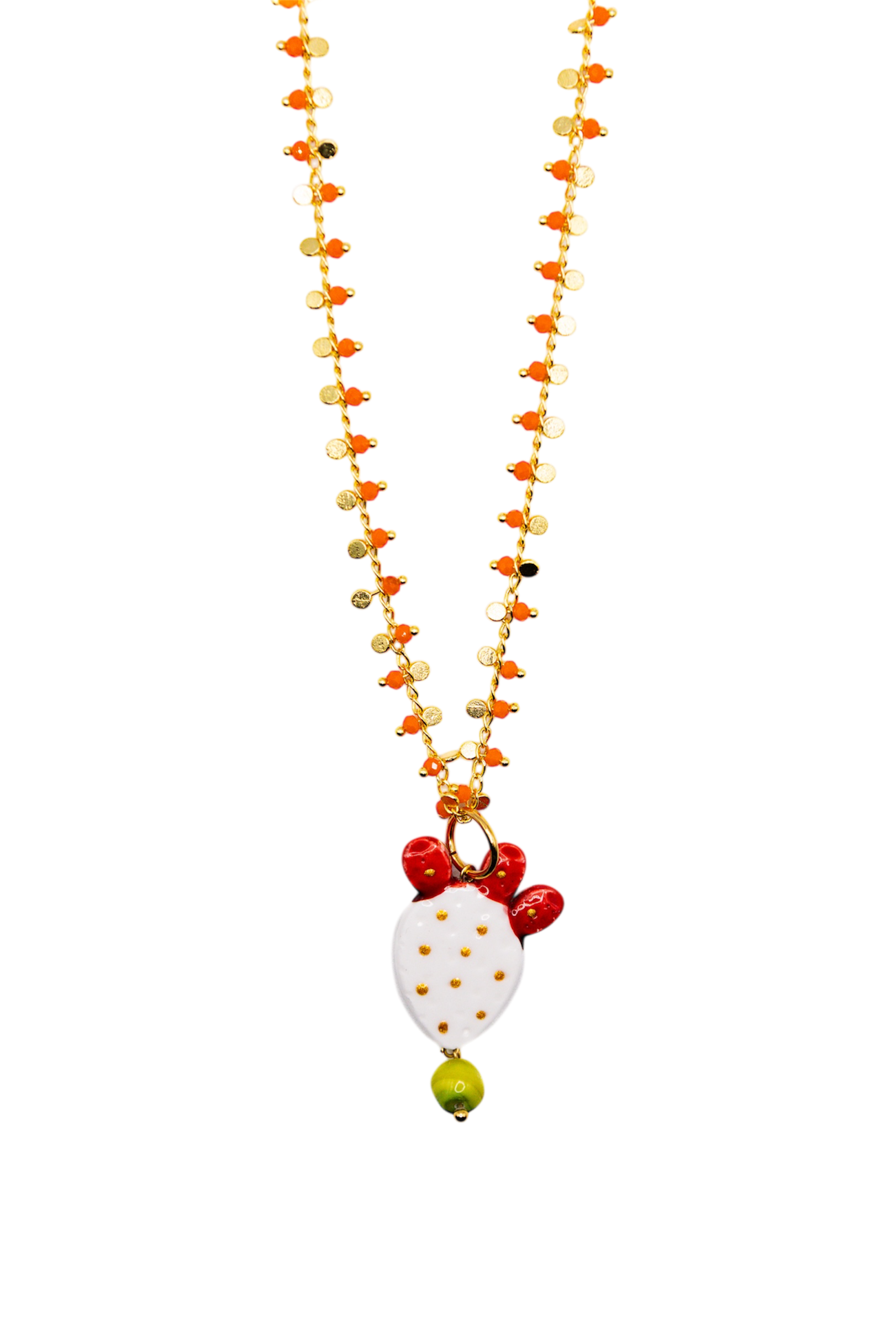 Collar Elaia (cadena naranja)