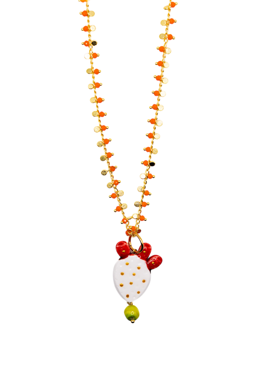 Collar Elaia (cadena naranja)