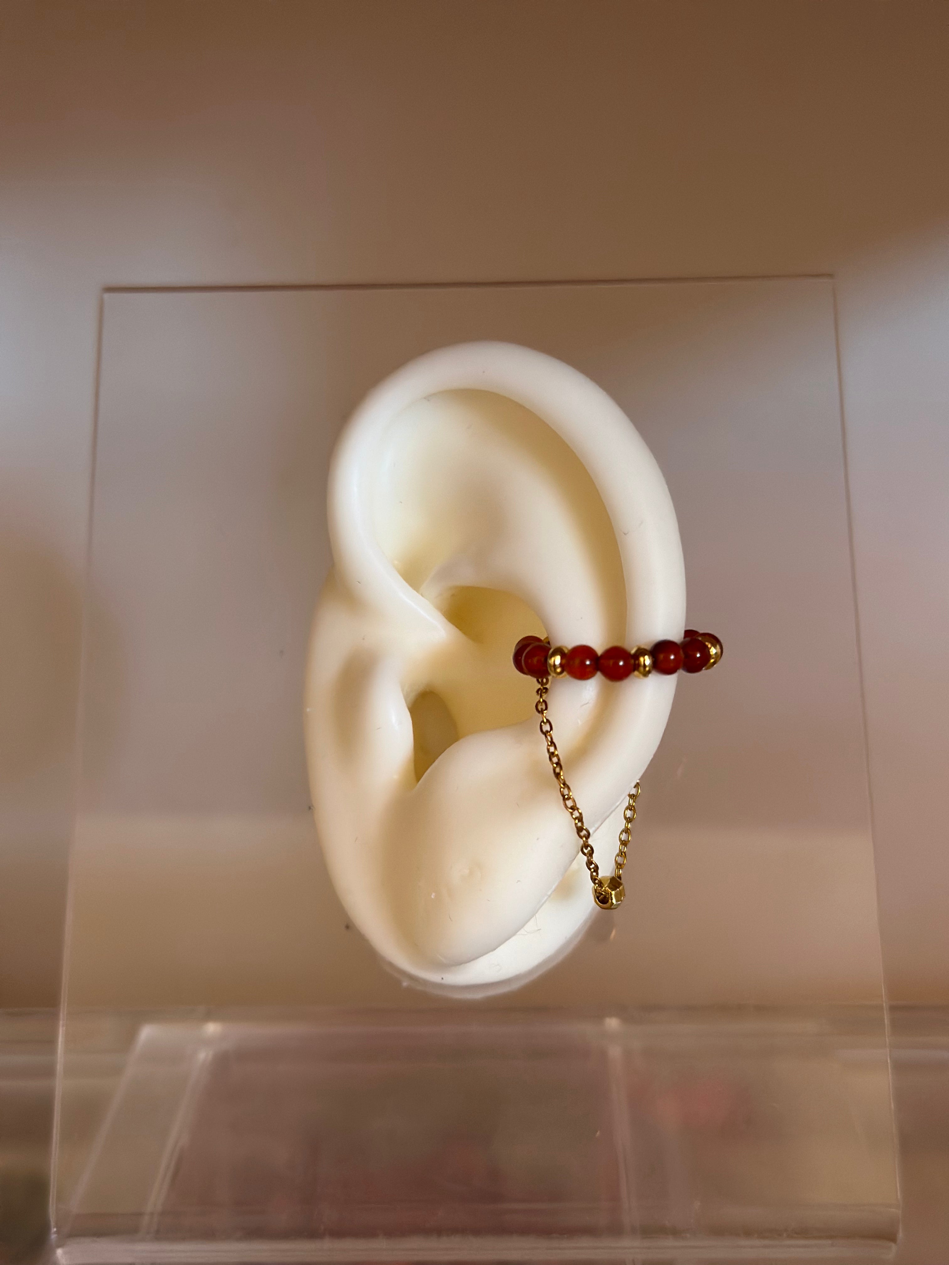Earcuff Tera terracota